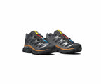 XT-4 OG Sneakers in tiefem Lichen, Grau und Orange. 2