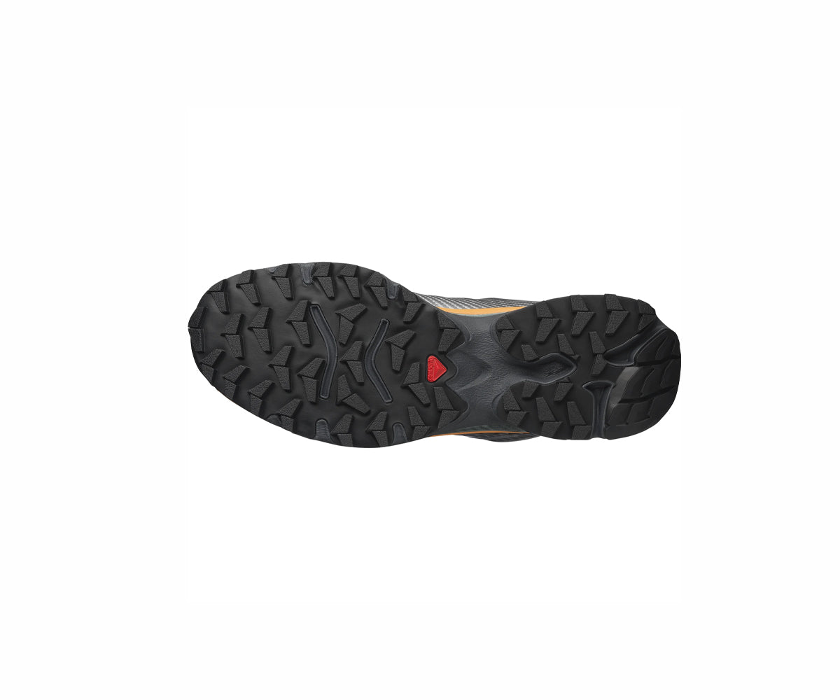 XT-4 OG Sneakers in tiefem Lichen, Grau und Orange. 4