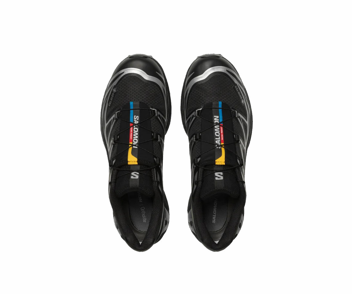 XT-6 GORE-TEX Sneakers in Schwarz und Silber, ideal für Trail und Stadt. 3
