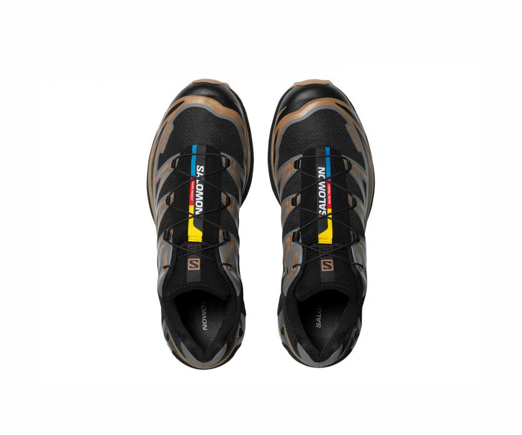 Salomon XT-6 Sneakers in Schwarz, Portabella und Grau. 3
