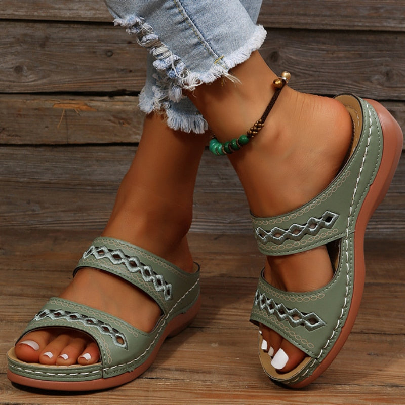 Damen Sandalen mit Wolkenpolsterung und leichtem Design 8