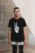 Vintage graphic band tee - studio flat lay product shot