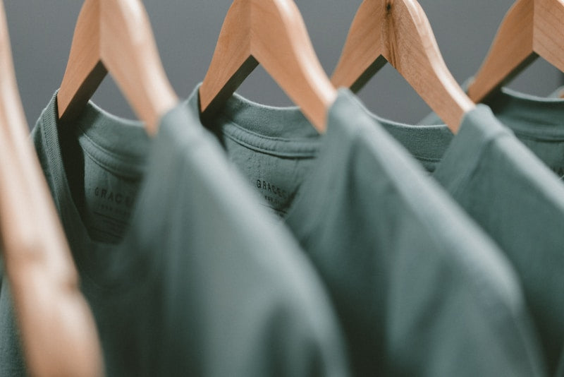 White t-shirt detail - premium cotton weave closeup