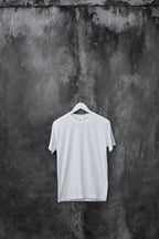 Minimalist premium black t-shirt - clean studio shot