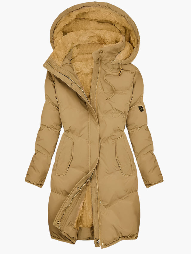 Marke Damen Wintermantel Kapuze, warm gefüttert, winddicht — Image 3