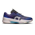 Aggressiver Tennisschuh für Hartplätze in Blau.