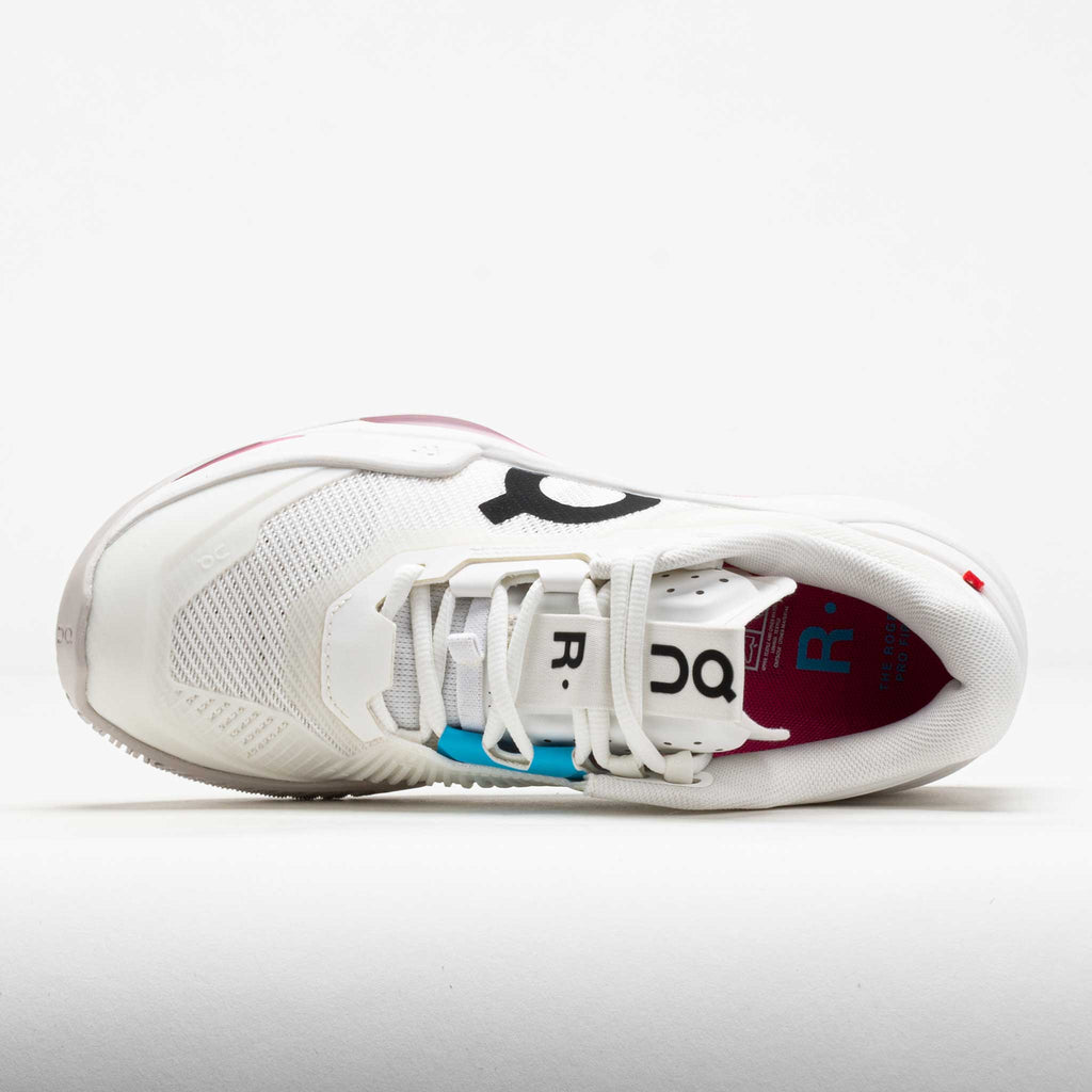 On The Roger Pro Fire Damen Tennis Schuhe in Weiß/Pink 3