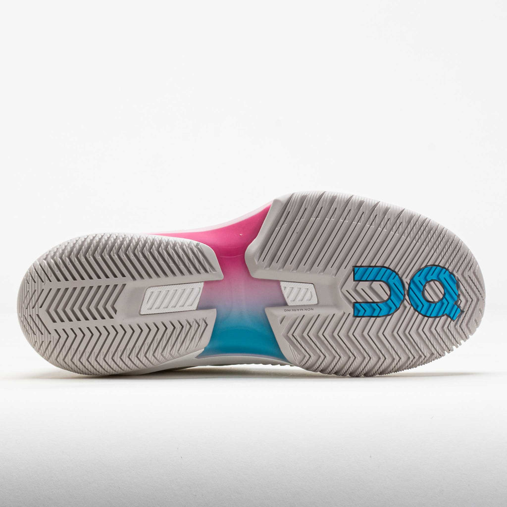 On The Roger Pro Fire Damen Tennis Schuhe in Weiß/Pink 4