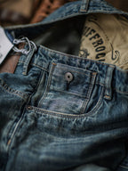 RiffRaff Herren Relaxed Fit Jeans - Vintage Wasch Denim - Lässiger Stil - Bequem — Image 5