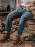 RiffRaff Herren Relaxed Fit Jeans - Vintage Wasch Denim - Lässiger Stil - Bequem — Image 6