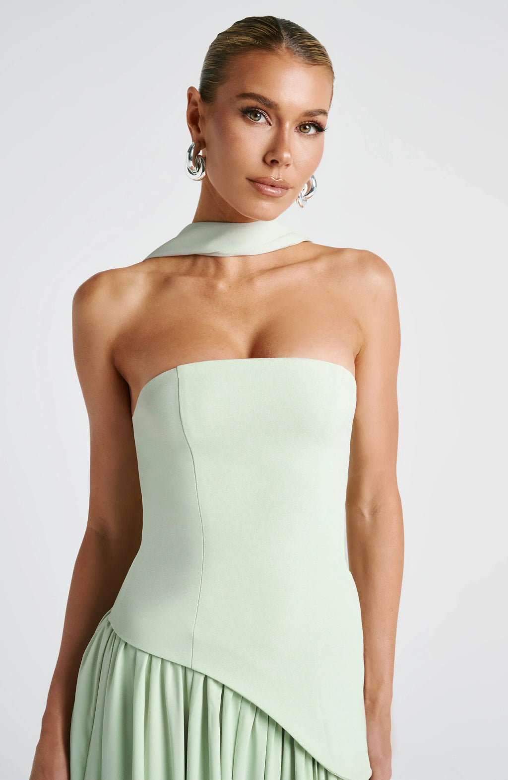Marke Abendkleid Asymmetrisch Schulterfrei Eleganz — Image 21