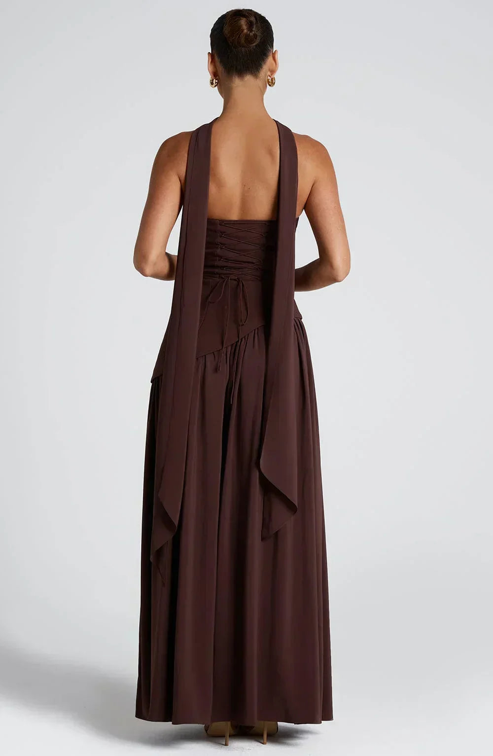 Marke Abendkleid Asymmetrisch Schulterfrei Eleganz — Image 6