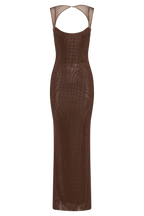 Marke Abendkleid mit Pailletten und offenem Rücken, figurbetont — Image 9