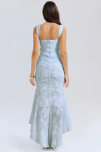 Marke Abendkleid mit Spitzen-Design und asymmetrischem Saum — Image 10