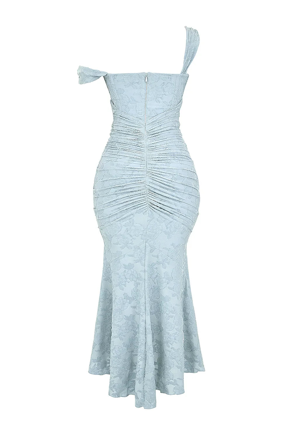 Marke Abendkleid mit Spitzen-Design und asymmetrischem Saum — Image 15