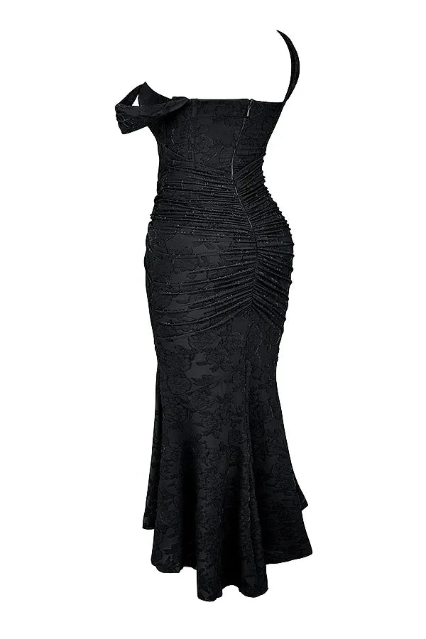 Marke Abendkleid mit Spitzen-Design und asymmetrischem Saum — Image 21