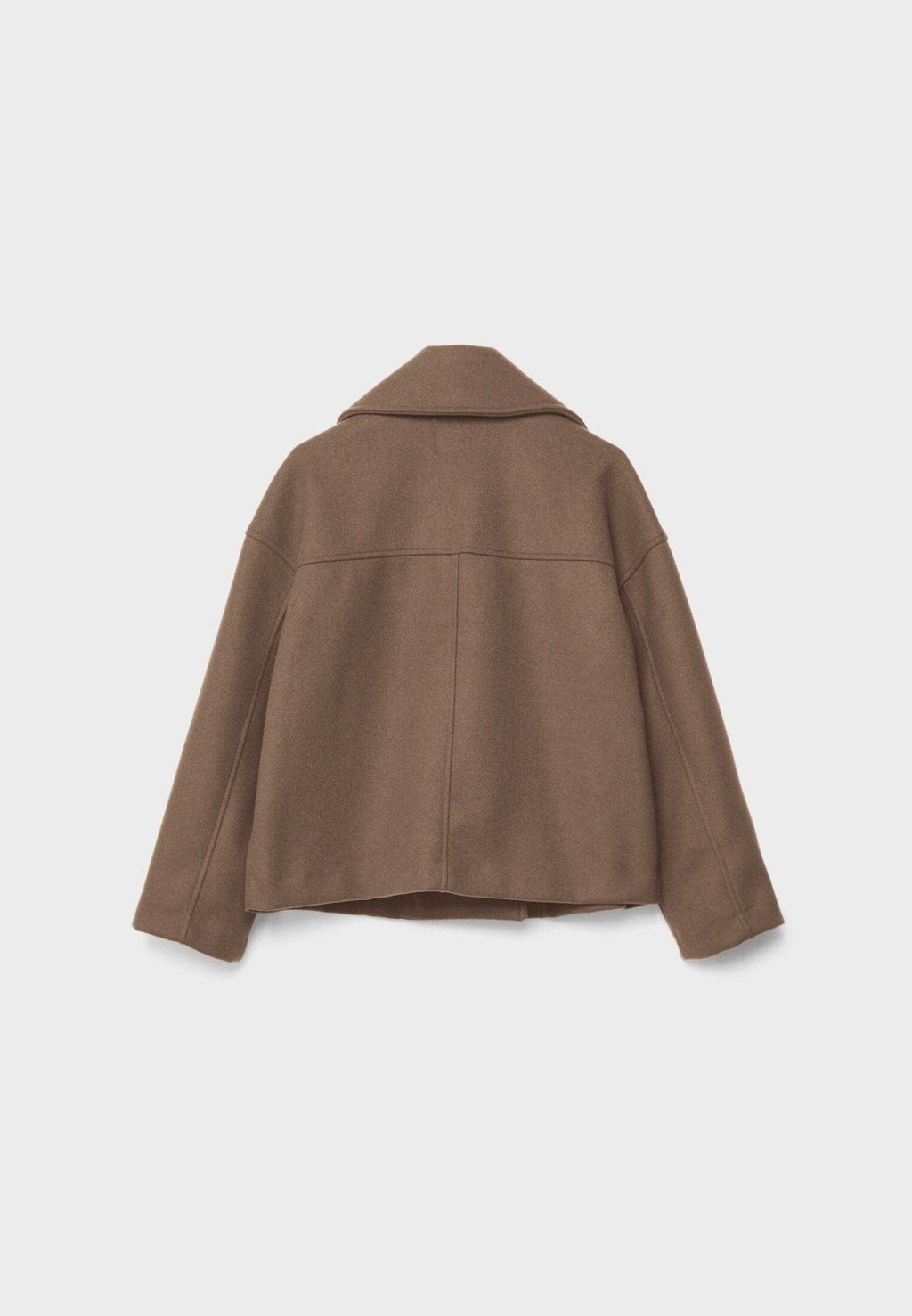 Marke Damen-Kurzmantel Wollmischung Doppelt Geknöpft — Image 16