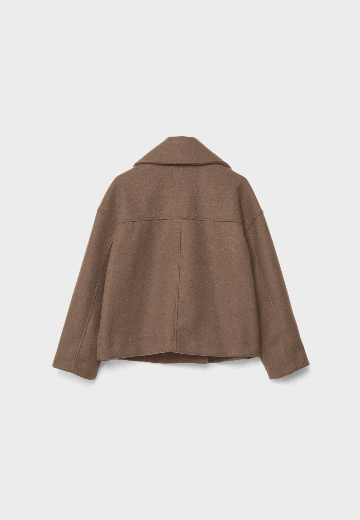 Marke Damen-Kurzmantel Wollmischung Doppelt Geknöpft — Image 16