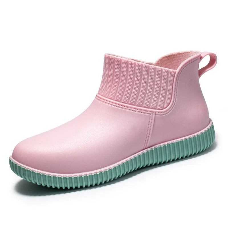 Unbekannte Marke Damen Gummistiefel in Pink — Image 9