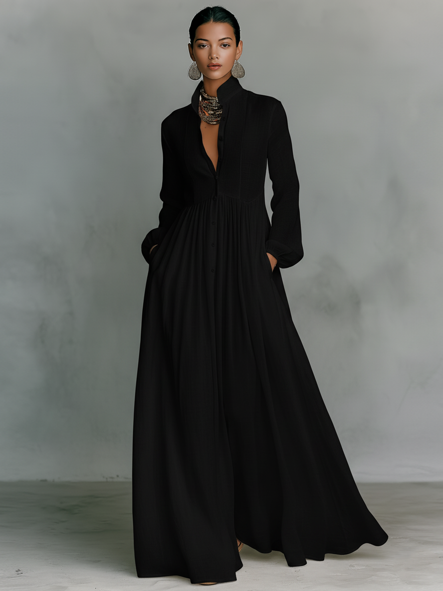 Velora Maxikleid in Weiß — Main Image
