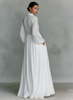Velora Maxikleid in Weiß — Image 7